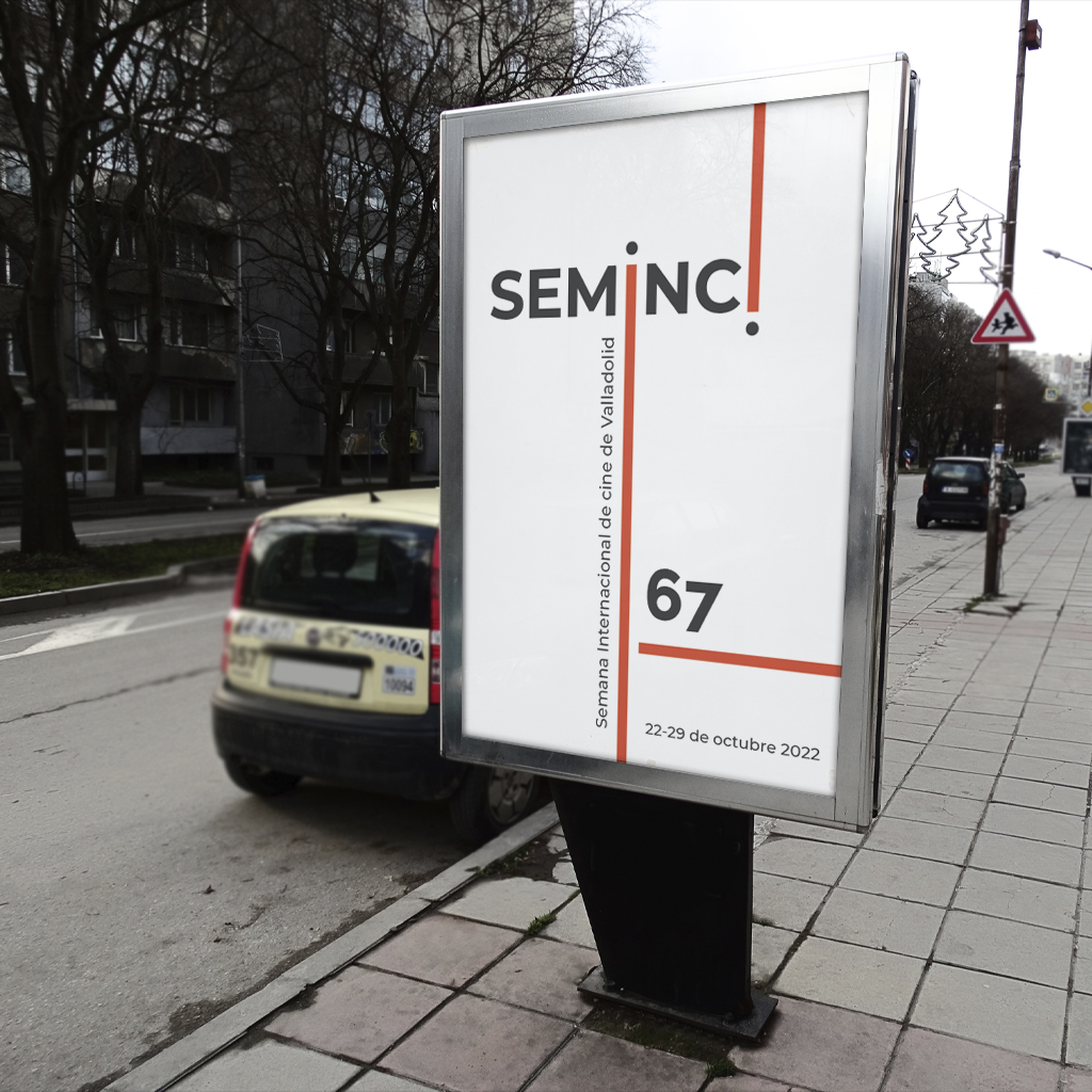 Versión 1 del diseño del cartel de la categoría del "cartel oficial" de "Seminci"