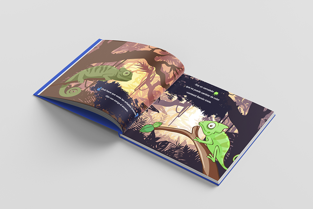 Diseño editorial del interior del libro