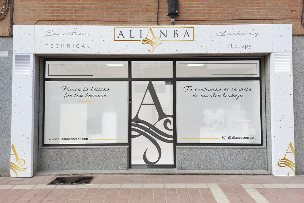 Diseño de la fachada de la empresa de Alianba