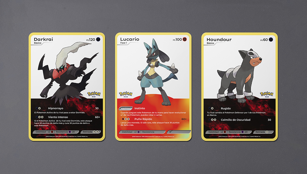 Rediseño de cartas Pokemon