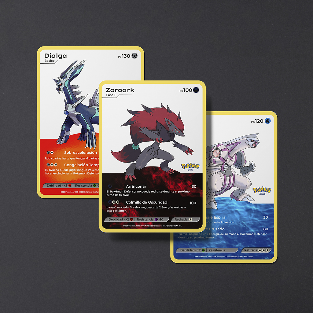Unión de dos diseños Pokemon en uno