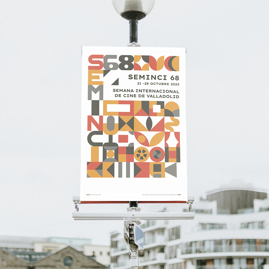 Diseño del cartel oficial de la seminci 68
